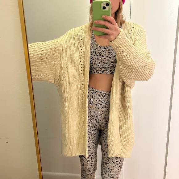 Free People Oversized Knit Sweater - Picture 2 of 8